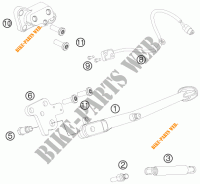 DESCANSO LATERAL / CENTRAL para KTM 990 SUPER DUKE R 2011