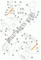 DEPÓSITO / BANCO para KTM 990 SUPER DUKE R 2011