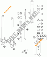 FORQUETA (PEÇAS) para KTM 990 SUPER DUKE R 2011