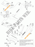 DISTRIBUIÇÃO para KTM 990 SUPER DUKE BLACK 2012