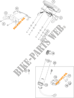 CHAVE DE IGNIÇÃO para KTM 390 DUKE ORANGE - B.D. 2020