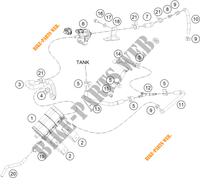 EVAPORATIVE CANISTER para KTM 390 DUKE ORANGE - B.D. 2020