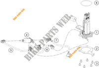 BOMBA DE GASOLINA para KTM 390 DUKE ORANGE - B.D. 2020