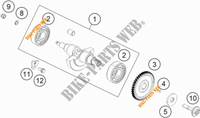 BALANCEIRO para KTM 390 DUKE ORANGE - CKD 2019