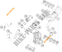 ESCAPE para KTM 390 DUKE ORANGE - CKD 2019