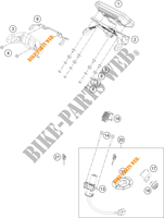 CHAVE DE IGNIÇÃO para KTM 390 DUKE ORANGE - B.D. 2019