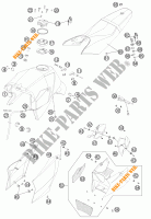 DEPÓSITO / BANCO para KTM 990 SUPER DUKE BLACK 2011