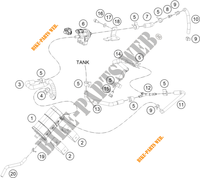 EVAPORATIVE CANISTER para KTM 390 DUKE ORANGE - B.D. 2019
