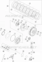 EMBRAIAGEM  350 ktm-motociclos 2020 EXC-F 32