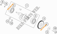 BALANCEIRO para KTM 390 DUKE WHITE - B.D. 2019