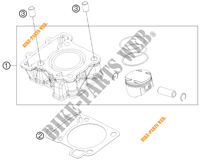 CILINDRO para KTM 200 DUKE ORANGE ABS - B.D. 2020