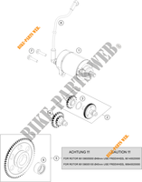 MOTOR DE ARRANQUE para KTM 200 DUKE ORANGE ABS - B.D. 2020