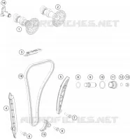 DISTRIBUIÇÃO  250 ktm-motociclos 2022 SX-F 35