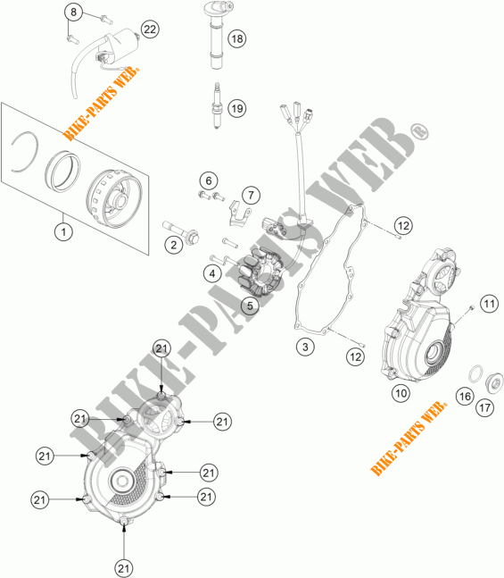 IGNIÇÃO para KTM 250 SX-F 2023