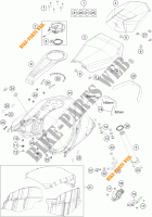 DEPÓSITO / BANCO para KTM 1290 SUPER DUKE R black 2022