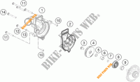 BOMBA DE ÁGUA para KTM 1290 SUPER DUKE R orange 2022