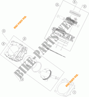 CILINDRO para KTM 1290 SUPER DUKE R orange 2022
