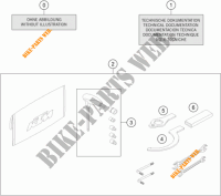 FERRAMENTAS / MANUAL / OPÇÕES para KTM 1290 SUPER DUKE R EVO black 2022