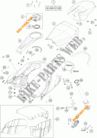 DEPÓSITO / BANCO para KTM 1290 SUPER DUKE R EVO orange 2022