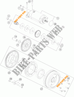 MOTOR DE ARRANQUE para KTM 1290 SUPER DUKE R EVO orange 2022