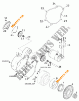 MOTOR DE ARRANQUE para KTM 640 DUKE II ROT 2001