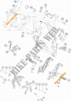 QUADRO para KTM 1290 SUPER DUKE GT orange 2022