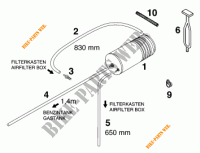 EVAPORATIVE CANISTER para KTM 640 DUKE II 2000