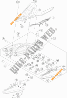 BRAÇO OSCILANTE para KTM 1290 SUPER DUKE GT ORANGE ABS 2016