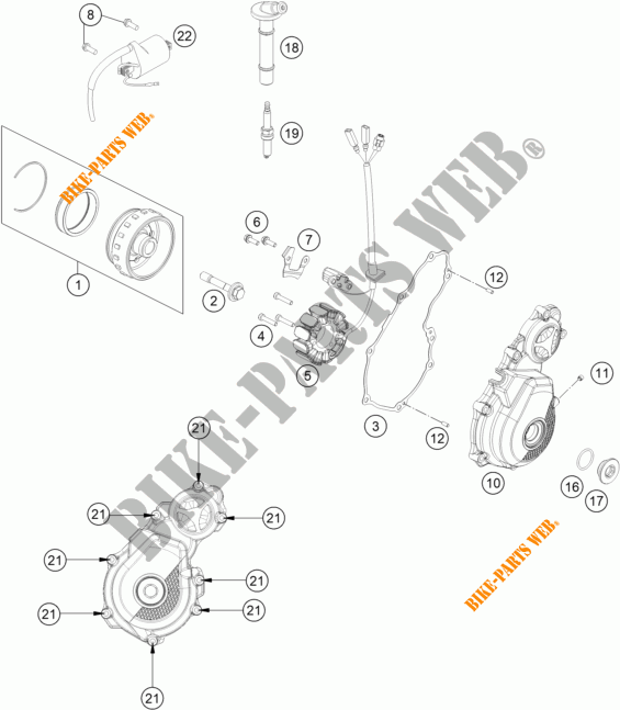 IGNIÇÃO para KTM 350 SX-F 2024