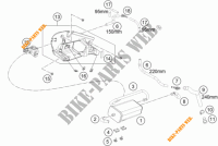 EVAPORATIVE CANISTER para KTM 790 DUKE orange 2023