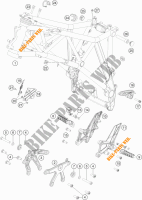 QUADRO para KTM 1290 SUPER DUKE GT ORANGE ABS 2016