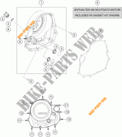 TAMPA EMBRAIAGEM para KTM 690 DUKE ORANGE ABS 2016