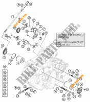 BOMBA DE ÓLEO para KTM 690 DUKE WHITE ABS 2014