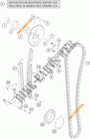 DISTRIBUIÇÃO para KTM 690 DUKE WHITE ABS 2014