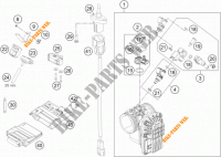 INJEÇÃO para KTM 690 DUKE WHITE ABS 2014