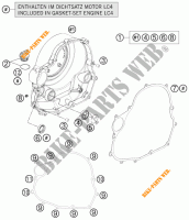 TAMPA EMBRAIAGEM para KTM 690 DUKE WHITE ABS 2014