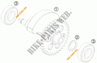 BALANCEIRO para KTM 690 DUKE BLACK ABS 2013