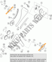 DISTRIBUIÇÃO para KTM 1290 SUPER DUKE GT ORANGE ABS 2016