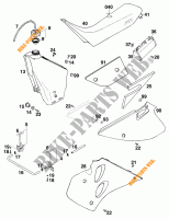DEPÓSITO / BANCO para KTM 125 STING 1998