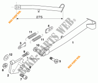 DESCANSO LATERAL / CENTRAL para KTM 125 STING 1998