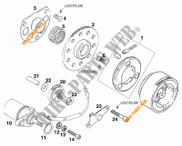 MOTOR DE ARRANQUE para KTM 125 STING 1998