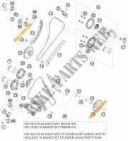 DISTRIBUIÇÃO para KTM 1190 RC8 R TRACK 2012