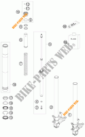 FORQUETA (PEÇAS) para KTM 1190 RC8 R TRACK 2012