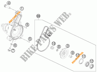 BOMBA DE ÁGUA para KTM 390 DUKE BLACK ABS 2016