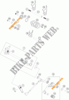 SELECTOR VELOCIDADES para KTM 390 DUKE BLACK ABS 2016