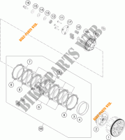 EMBRAIAGEM para KTM 390 DUKE WHITE ABS 2016