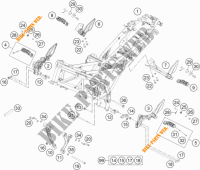 QUADRO para KTM 390 DUKE WHITE ABS 2016