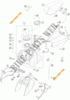 DEPÓSITO / BANCO para KTM 390 DUKE BLACK ABS 2016