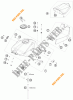 DEPÓSITO / BANCO para KTM 1190 RC8 R TRACK 2010