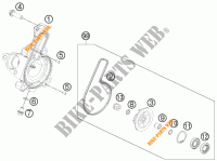BOMBA DE ÁGUA para KTM 390 DUKE WHITE ABS 2015